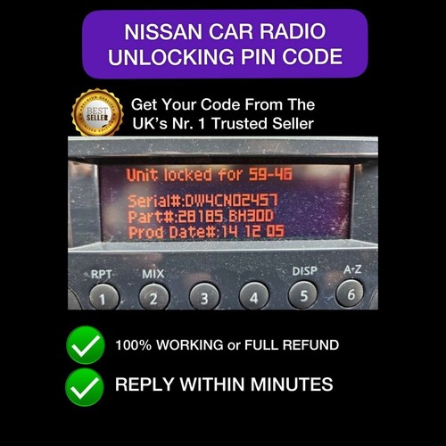 Nissan radio code - radio, daewoo